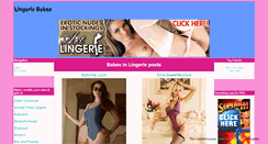 Desktop Screenshot of lingeriebabes.org