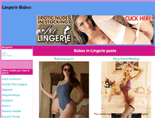 Tablet Screenshot of lingeriebabes.org